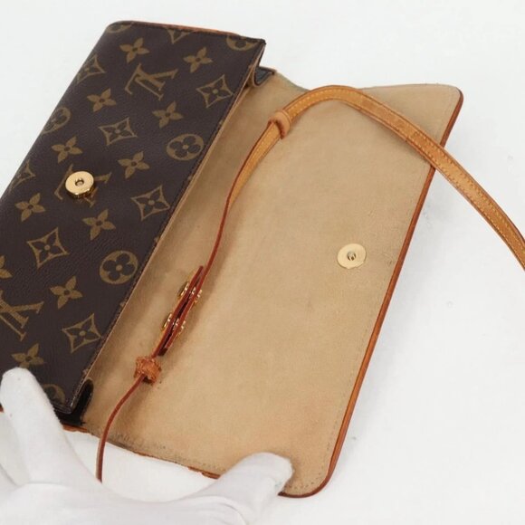 LOUIS VUITTON Monogram Pochette Twin GM Shoulder Bag - Picture 9 of 16